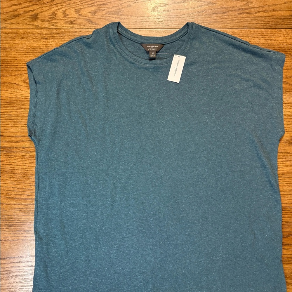 Banana Republic Blue Short Sleeve Tee